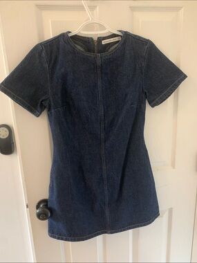 Abercrombie & Fitch Dark Blue Denim Mini Dress